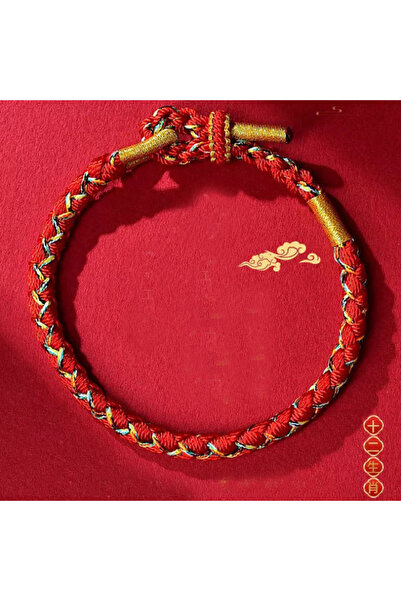 Choice red keel rope Handwoven Chinese Style Rope Bracelet For Men Women Grad...