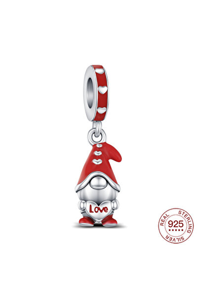 Choice NBC0586 Saint Patrick's Day 925 Sterling Silver Green Hat Elf Dwarf Pe...