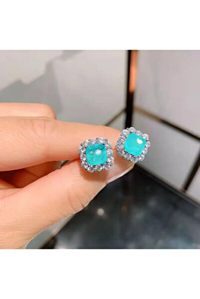 Choice Earring FFGems Brazilian Paraiba Emerald Tourmaline Necklace Created G...