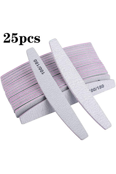 Choice 25 قطعة 5 قطع/10 قطع/25 قطعة/مجموعة مبرد أظافر احترافي قابل لإعادة الا...