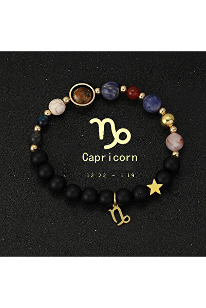 Choice 18-19cm Capricorn New Universe Eight Planets 12 Constellation Bracelet...