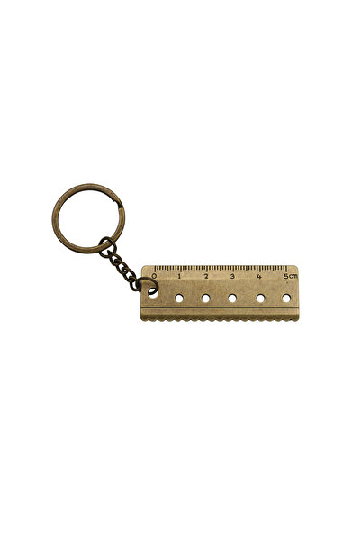 Choice 1 Mini Vernier Caliper Pocket Key Chain Keyring Ornaments Small 3D Mov...