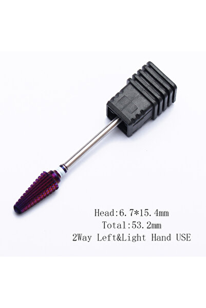 Choice A62-P 1pcs 5 in 1 Tungsten Milling Cutter Carbide Nail Dill Bits Manic...