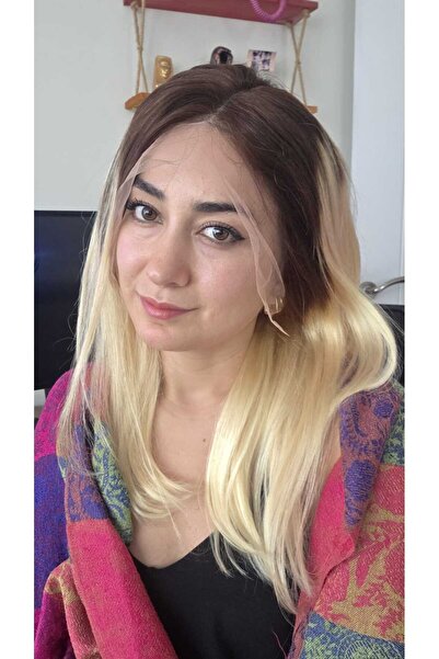 Perukçu Alev HERYÖNE AYRILAN GERÇEK SAÇ TÜL PERUK P84NO