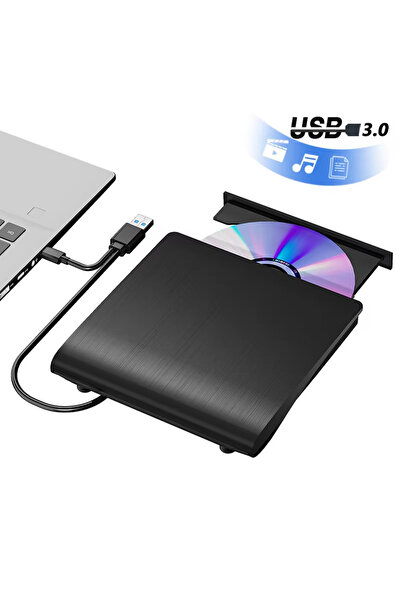 Choice1 3.0 Black USB 3.0 Type- C External CD Drive, USB 2.0 Slim Protectable...