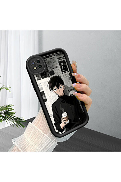 CASEVIBE Redmi 9C Uyumlu, anime desenli silikon telefon kılıfı.