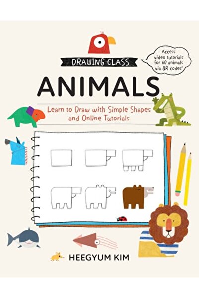 Book Boss دروس رسم الحيوانات: تعلم الرسم باستخدام أشكال بسيطة ودروس تعليمية ع...