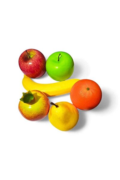 Fruits مجموعة من 6 قطع صناعية مصنوعة من مادة الفوم