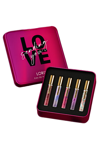 Loris Sevgililer Günü 5li Kadın Parfüm Seti – Kırmızı