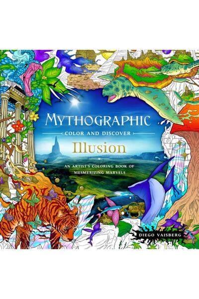 Book Boss كتاب تلوين أسطوري: الوهم: كتاب تلوين فني مليء بالعجائب الساحرة