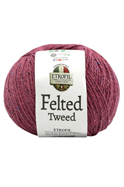 Etrofil Felted Tweed 3-Pack 50% Merino Wool 25% Baby Alpaca 25% Viscose 100 g...