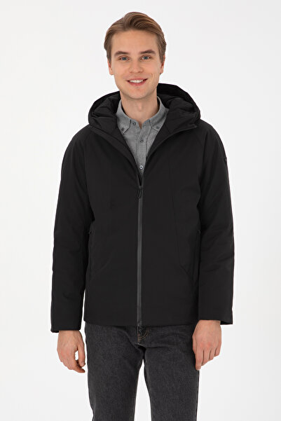 U.S. Polo Assn. Men's Black Coat 50310247-Vr046