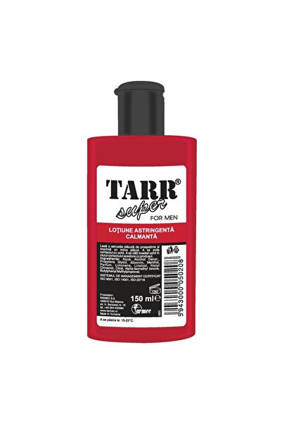 Farmec Set 4 x Lotiune Astringenta Calmanta pentru Barbati Tarr Super, 150 ml,