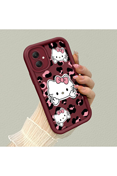 quırkshıeld Samsung Galaxy A05 Uyumlu Silikon Malzeme Darbeye Dayanıklı Bordo...