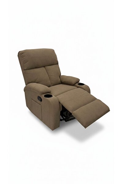 Generic Luxury Padded Recliner Chair – Comfort with Armrests & Cup Holders