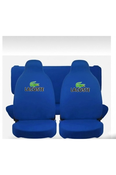 Vemaks Oto Aksesuar Printed Blue Car Seat Cover Service Cover