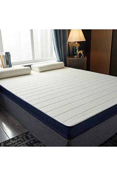 sitehome Katlanabilir Çift Kişilik Yer Yatağı 10cm Sünger Yatak Fonksiyonel