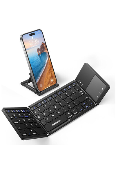 xenomo Tastatura wireless pliabila Xenomo® FOLD PRO Bluetooth 5.0, touchpad, ...