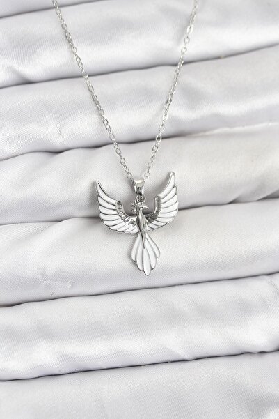 norsary 316L Steel Chain Silver Color Phoenix Model Women's Necklace