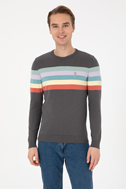 U.S. Polo Assn. Men's Gray Sweater 50314966-Vr024