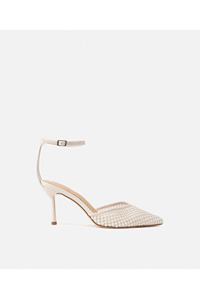 İpekyol Boncuk aksesuarlı topuklu ayakkabı