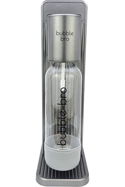 bubble-bro bubblebro Origin Sparkling Water Maker Starter Kit - 1L Bottle & 60L CO2 Cylinder (Metallic Grey)