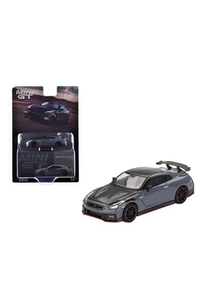 mini gt Nissan GT-R Nismo R35 2024 Stealth Gray LHD