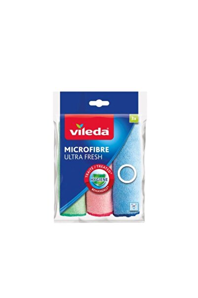 Vileda Set 2 x 3 Microfiber Cloth, Vileda, Ultra Fresh