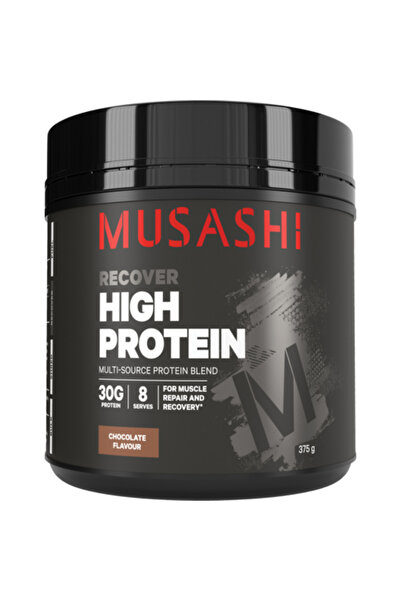 Musashi مزيج بروتين متعدد المصادر غني بالبروتين 375 غرام بنكهة الشوكولاتة