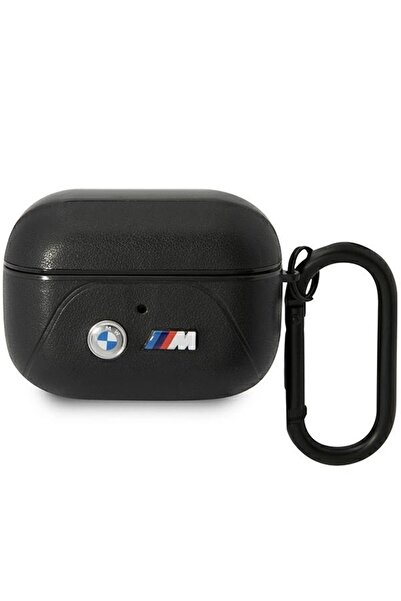 BMW Leather Case for Apple AirPods Pro - Black, Sporty Elegance