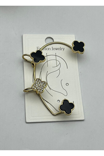 BİJU YILMAZ أقراط في آي بي جولد ستون كلوفر - 26ear24