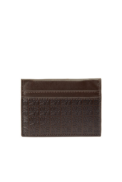 Network Kahverengi Erkek Deri Kartlık