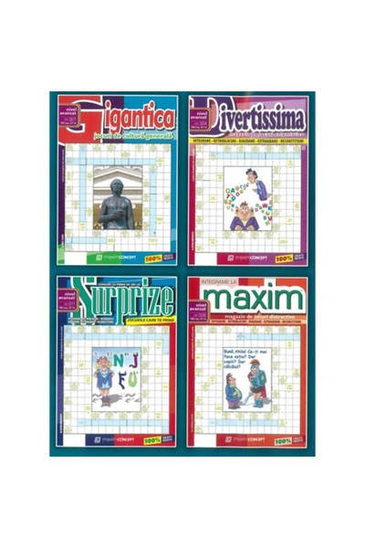 Maxim Grup Divertissima, Gigantica, La Maxim, Surprize, advanced level, 400 p...