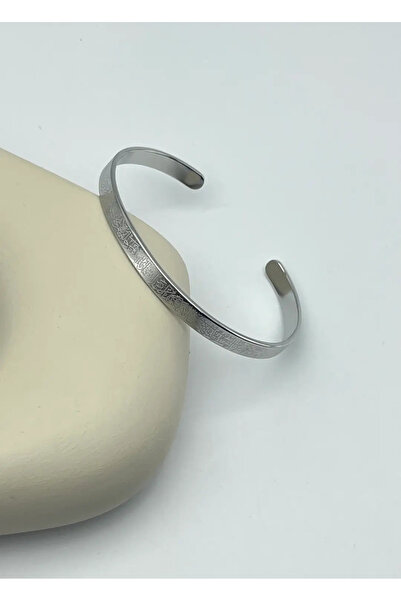 BİJU YILMAZ Çelik Silver Ayetel Kürsili Kelepçe - 25-klp04