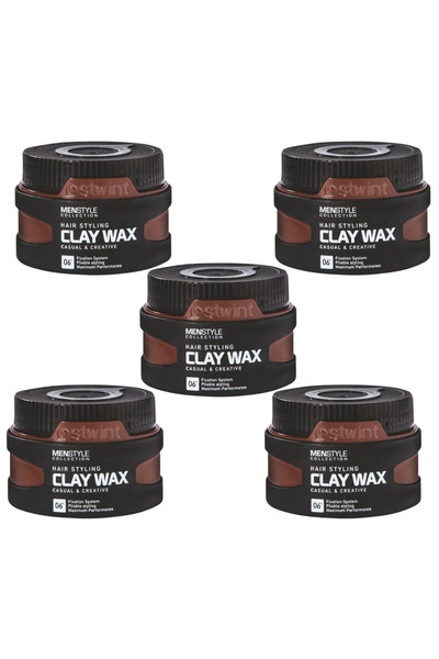 Ostwint Pack of 5x matte clay hair wax 06 - 150ml