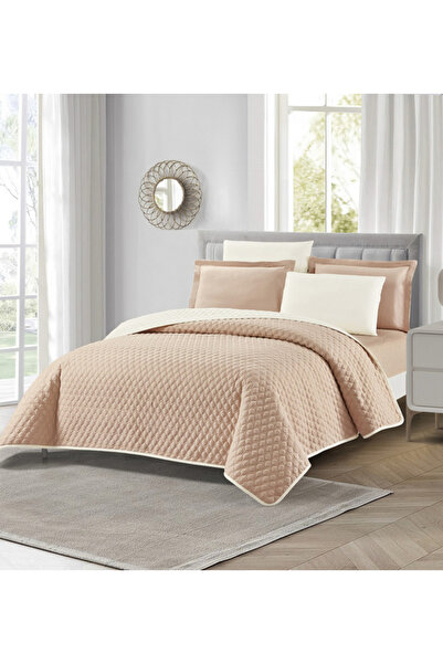 Lifestyle Unique Home All Season 6-Piece Microfiber Reversible King Bedspread...