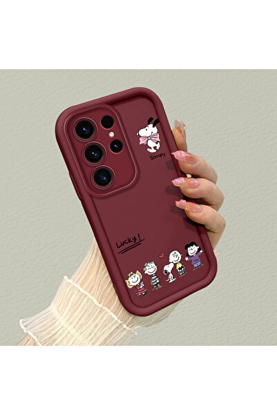 ucuc حافظة سيليكون حمراء اللون متوافقة مع هاتف سامسونج جالاكسي S23 الترا، حما...