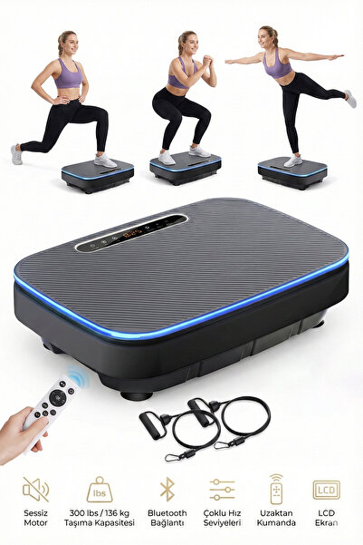 DEMPOWER 3D Titreşimli Bluetooth Hoparlörlü Kumandalı LCD Ekranlı İpli Vücut ...