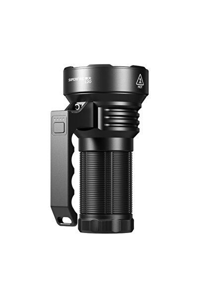 Supfire Lanternă LED Superfire L20, 5000lm, reîncărcabilă USB-C, IP44, neagră