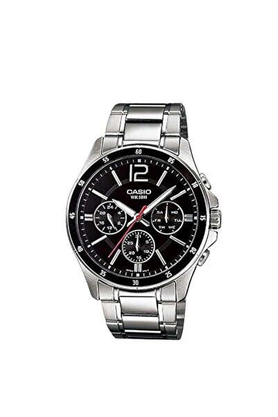 Casio ENTICER Watch MTP-1374D-1AV for Men's(Analog, Casual Watch)