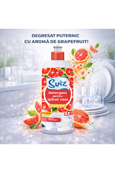 sviz Препарат за миене на съдове с грейпфрут, 1 л