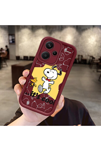 ucuc Redmi Note 13 Pro Plus+ 5G Uyumlu Darbe Koruma Lens Koruma Bordo Silikon...