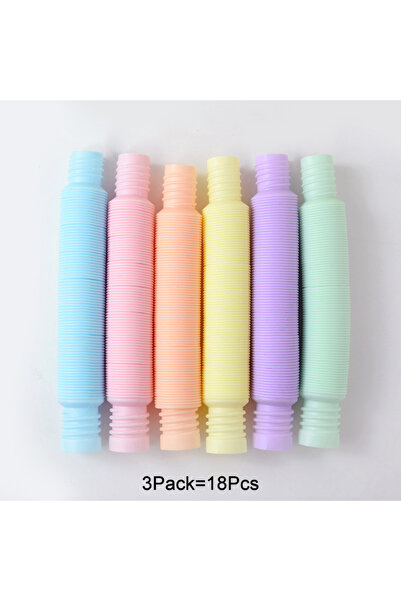Choice 18Pcs 6-24Pcs Funny Pop Tubes Pipe Fidget Sensory Antistress Toys for ...