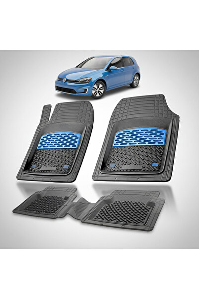 TEAMCAR Covorașe compatibile cu Volkswagen e-Golf, albastre