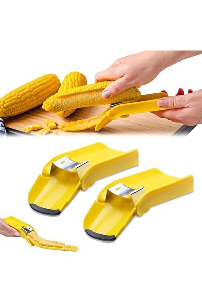 Arabest Corn Accessories Set,Foldable No-Mess Corn Peeler for Food Prep