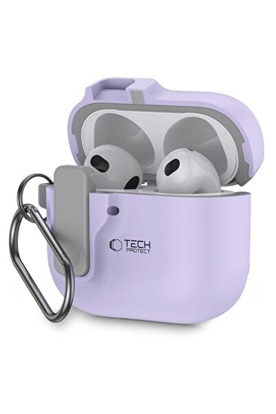 Tech-Protect Slim Hook Case for Apple AirPods 4, Lavender