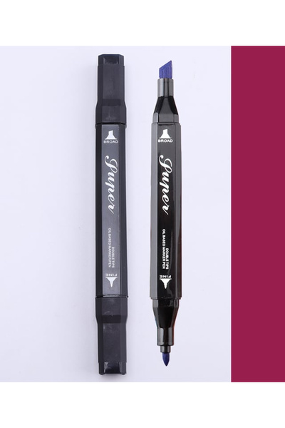 DanyCris BAOKE ARTISTS Markers 2vf 5-1MM Dark Red Oil