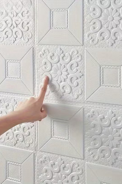 Bien Home 70x70cm 0,50M² Beyaz 3d Dekoratif Yapışkanlı Köpük Duvar Kaplama Paneli-3141-Tavan Kaplama Köpüğü