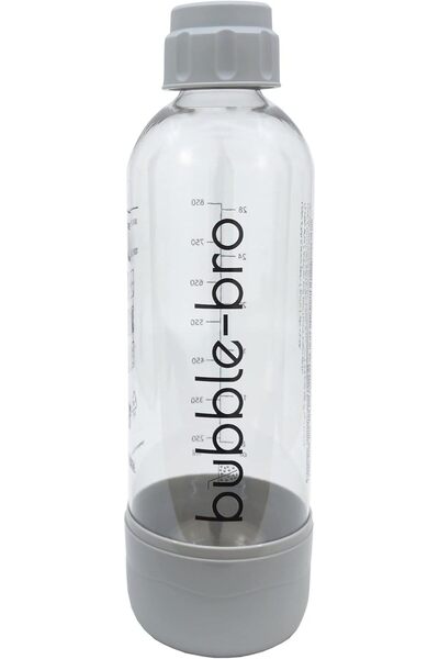 bubble-bro زجاجة بابل برو سعة 1 لتر خالية من مادة BPA لجهاز صنع المياه الغازي...