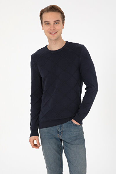 U.S. Polo Assn. Men's Light Navy Blue Sweater 50307825-Vr059